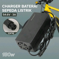 Adaptor Charger Baterai Converter Sepeda Listrik 54.6V 3A - 48V3 Outdoor