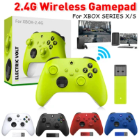 2.4G Wireless Gamepad For Xbox One Series S/X Controller Support PC Windows Add Turbo Key 6-axis Vibration Gaming Handle