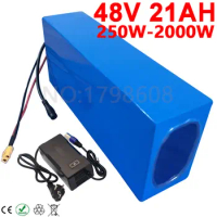 High Power 2000W 48V 20AH Electric Bike Battery 48V 20AH E-bike Battery 48 Volt Lithium Battery with 50A BMS 2A Charger