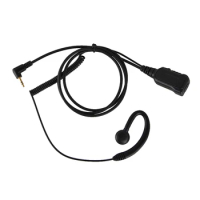 1 PIN 2.5MM Covert Acoustic Tube earpiece headset with PTT and Microphone for Motorola Two-Way Radio T6200C T5800 T7200 T5720