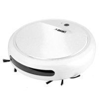 Asaki Robot Vacuum Cleaner หุ่นยนต์ดูดฝุ่นอัจฉริยะ เครื่องดูดฝุ่น รุ่น AK-RV9100 -สีขาว
