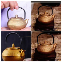 Teapot Tea Kettle Iron Pot Cast Mini Japanese Infuser Water Chinese Loose Stove Vintage Pots Metal Stovetop Teapots