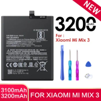SIYAA BM3K Battery For Xiaomi Mi Mix 3 Mix3 Replacement Batteries High Quality Batteries High Capacity Lithium Polymer Free Tool