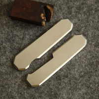 1 Pair Customs Made Titanium Alloy Scales Handle for 85 mm Wenger Swiss Army Knife