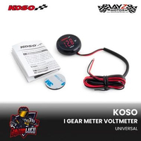 KOSO iGear Meter Voltmeter Universal Red