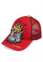 Ed Hardy Bulldog King Trucker Cap- Unisex