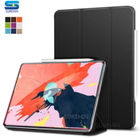 SUREHIN Nice case for apple iPad Pro 11 2020 smart cover black green gold blue red soft back slim skin for iPad Pro 11 case 2018