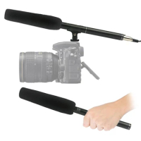 Professional Shotgun Interview Microphone Directional Condenser MIC for Canon Nikon Sony DSLR DV Camcorders