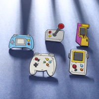 Arcade Custom Enamel Pin Tabletop Bartop Game Lapel Pins Retro Video Game Badges Console Controller Gameboy Gifts Wholesale