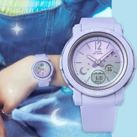 【CASIO 卡西歐】BABY-G 星光系列女錶-漸層紫色(BGA-290DS-2A)