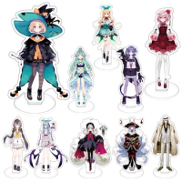 Anime Luxiem VTuber Figures Acrylic Stand Shu Mysta Luca Ike Vox Character Desk Decor Decoration Cosplay Keychain For Girls