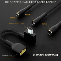 Laptop Power Adapter Connector Cable Cord for Razer Blade 15 17 RZ09-03006E92 RC30-024801 RZ09-02386W92 Charging Wire Converter
