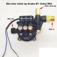 Bộ đầu bơm dùng cho máy rửa xe chỉnh áp Zukui RS3 /Osaka R1, đầu bơm máy rửa xe gia đình, đầu bơm áp