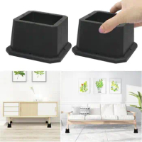 Non-slip Furniture Risers Heavy Duty Bed Risers 2/3/4 Inch Furniture Riser for Couch Sofa Table Chair Leg Frame for Dorms