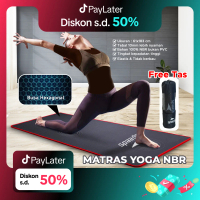 SPEEDS Matras Yoga 10MM NBR Baru Impor Berkualitas Olahraga Meditasi Yoga Mat Gym Fitnes 027-5