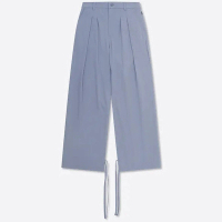 【CONVERSE】長褲 女款 運動褲 SUMMER COOL SWEATPANTS 灰藍 10027224-A02