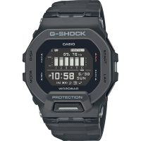 CASIO 卡西歐 G-SHOCK 纖薄運動系藍芽計時手錶 618送禮推薦-沉著黑 GBD-200-1