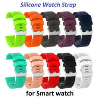 10PCS 20mm Silicone Strap for Garmin Venu 2 Plus SQ2 Samsung watch 5/4 TicWatch Fossil Huawei GT2/GT3 Bracelet Watch Band