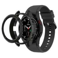Soft TPU Cover Bumper+Bezel Protector For Samsung Galaxy Watch 4 Classic 42mm 46mm Case for Galaxy Watch 4 Classic Accessories