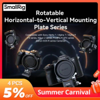 SmallRig Rotatable Plate Kit for Nikon Z 5 /Z 6 / Z 7 / Z 6II / Z 7II / Z 8 Horizontal-to-Vertical Mount for Nikon Cameras 4306
