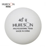 Huieson Professional Table Tennis Balls for Training 40+mm White/Orange Seam ABS Ping Pong Balls for Provincial Team Training