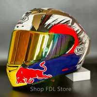Full Face Motorcycle helmet SHOEI X14 Marquez lucky cat motegi2 Helmet Motocross Racing Motobike Helmet
