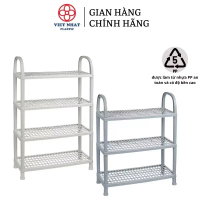 Viet Nhật Kệ để giày dép 3 tầng 5503 & 4 tầng 5504 chất liệu nhựa PP cao cấp kích thước 47x19x56 47x