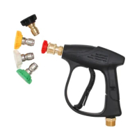 High Pressure Washer Gun High Pressure Water Spray Gun Jet Washer Car Wash Power Washer Spray Gun with 1/4" Quick Connector