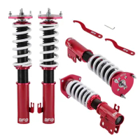 24 ways Adjustable Lowering Coilover For Subaru Forester SF 1998-2002 Twin tube