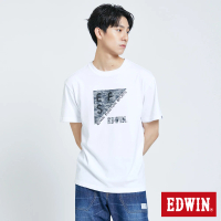 【EDWIN】男裝 EFS數位迷彩溫變短袖T恤(白色)