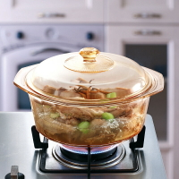 美國康寧鍋VISIONS晶彩玻璃鍋湯鍋蒸煮鍋耐高溫家用燃氣鍋具套裝