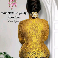 Brokat metalik glossy premium 2,5 meter