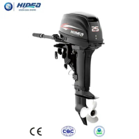 Hidea 2 Stroke 25hp Outboard Motor/outboard Engine/boat Engine Made In China Rear Control Long Shaft