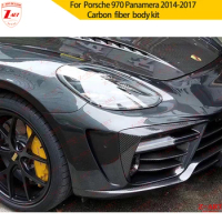 Z-ART Carbon Fiber Body Kit For Porsche Panamera 971 Car Roterfit Acccessories Upgrade Body Kits Front Bumper Lip Rear Diffuser