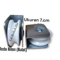 Roda Nilon (Bulat) Ukuran 7.cm
