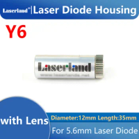 12*35mm 5.6mm TO-18 Laser Diode Metal Housing with Lens