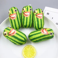 Anti-stress Squishy Watermelon Toys Slow Rising Jumbo Squishy Fruit Squeeze Toy Funny Stress Reliever Reduce Pressure Prop J135