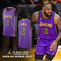 Nike 球衣 Los Angeles Lakers NBA 紫 金 LBJ 洛杉磯湖人 DO9530-505