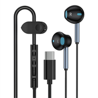 USB C Earbuds Wired for iPhone 16 Pro Max/16 Pro/16 Plus/16/15 SeriesiPad Pro Air Type C Headphones 