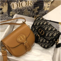 全新正品DIOR Oblique BOBBY 復古 帆布 馬鞍包肩背 斜跨 豬鼻子 翻蓋包 M9319UTZQ_M928