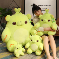 Giant Cute Green Sprout Stuffed Bear Plush Doll Special Edition Kawaii Teddy Bear Doll Small And Fresh Home Decor Gift For Kids