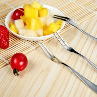 【NestThai】Garpu Buah Stainless /Garpu Kue Stainless/ Garpu Serbaguna /Garpu Dessert/Garpu Kue Bulan/