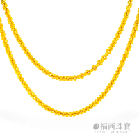 預購 福西珠寶 黃金項鍊 珍珠桂花項鍊 1.6尺(金重5.37錢+-0.03錢)