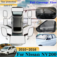 Car Covers Visor For Nissan NV200 Evalia Chevrolet City Express 2010~2016 Accessories Windshield Window Sun Protection Sunshades