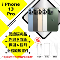【Apple 蘋果】A級福利品 iPhone 13 PRO 512G 6.1吋 智慧型手機(外觀9成新+全機原廠零件)