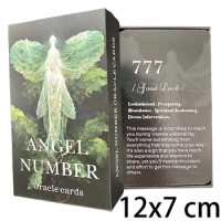 12*7cm Angel Number Oracle Card Game