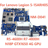 NM-D041 Is Suitable For Lenovo 5-15ARH05 Laptop Motherboard With R5- R7 CPU GTX1650/1650TI 4G GPU 100% Test OK Operation