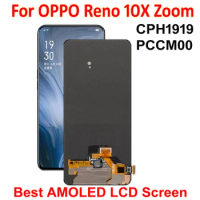 6.6" Best AMOLED LCD Display Touch Panel Screen Digitizer Assembly Glass Sensor For Oppo Reno 10x zoom Phone Pantalla Parts