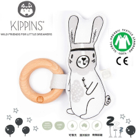 【Kippins】澳洲有機棉櫸木固齒器/手搖鈴(瑞恩小兔)