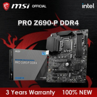 MSI PRO Z690-P DDR4 Motherboard Intel Z690 Gaming Mainboard 12900K 12700K 12600K With Intel CPU Z690 1700 2.5G LAN PCIe 5.0 ATX